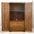 Contemporary German Modern Studded Maple Entertainment Unit For Sale - Image 3 of 9