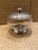 Transparent 1990s Arte Italica Glass and Pewter Jar With Pewter Cover For Sale - Image 8 of 8