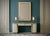 A strong cream colored frame reaches the eye of the beholder, leaving him enraptured; Wall mirror in cream coloured Murano...