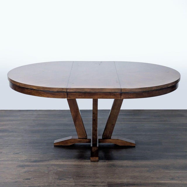 Legacy Classic Highland Round to Oval Dining Table For Sale In San Francisco - Image 6 of 9