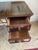 Vintage Georgian Style Mahogany Leather Top Writing Desk For Sale - Image 10 of 11