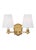 Alexa Hampton by Visual Comfort Studio Paisley Medium Vanity, Burnished Brass For Sale In Greenville, SC - Image 6 of 9