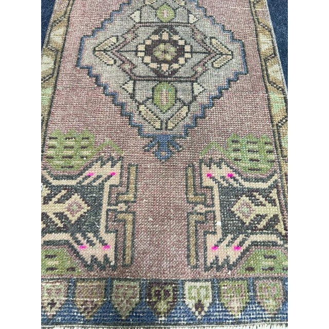 Contemporary Turkish Yastik Rug 1'8" x 3'4" For Sale - Image 3 of 5