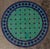 Moroccan Moroccan Blue and Turquoise Mosaic Side Table For Sale - Image 3 of 6