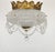Antique 6 Light Twinkling Beaded Flush Mounted Crystal Chandelier For Sale - Image 9 of 13