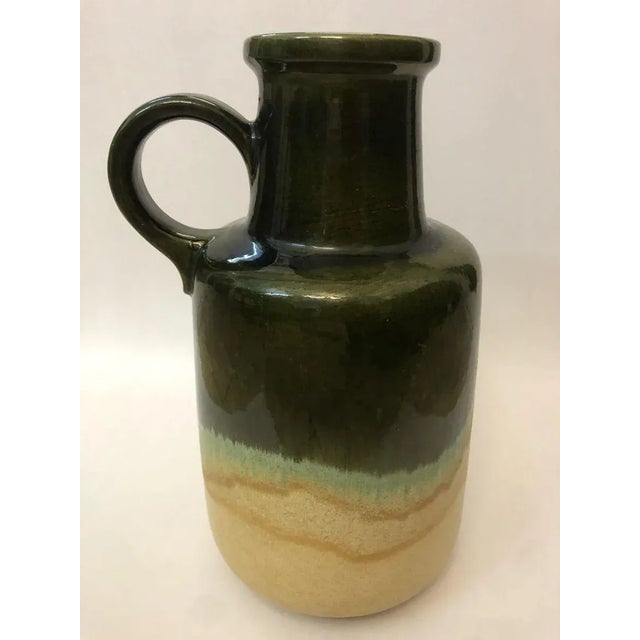 Brown Large Ceramic Vase, 1950s For Sale - Image 8 of 8