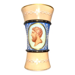 Opal Crystal Vase from Baccarat, 1860s For Sale