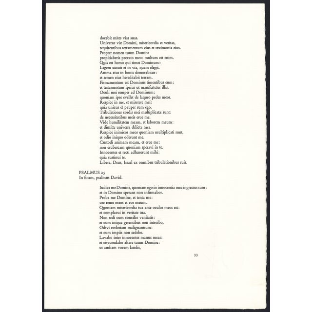 Tan 1968 Salvador Dalí Biblia Sacra "Quis Ascendet in Mentem Domini" (Who Will Go Up the Mountain of the Lord) For Sale - Image 8 of 11