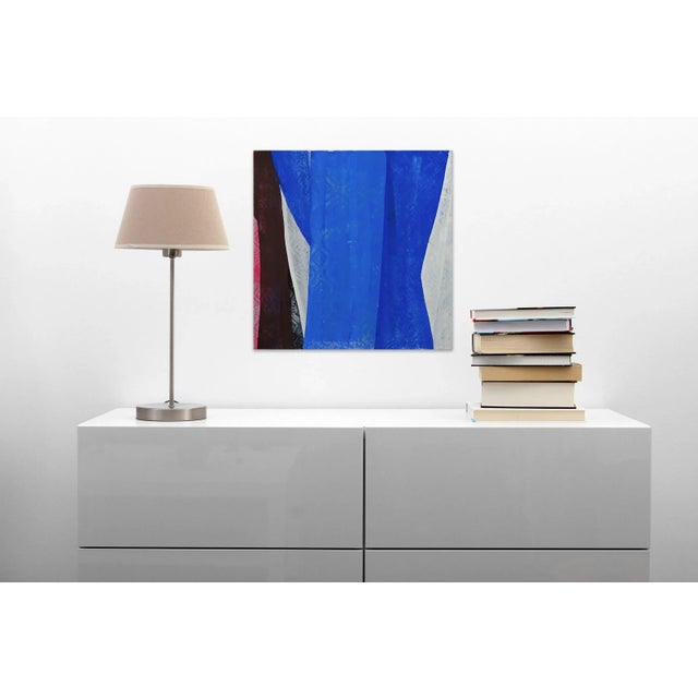 Acrylic on linen Edition: Unique, Unframed. The textured appearance of her paintings emanates from the intervention of...