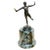 Late 19th Century Diminutive Grand Tour Bronze 'Balancing Faun' on Marble Pedestal - A Pair For Sale - Image 13 of 13