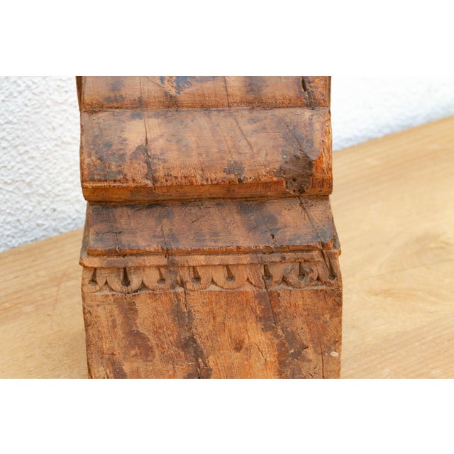 19th Century Antique Aged Teak Architectural Fragment For Sale - Image 5 of 8