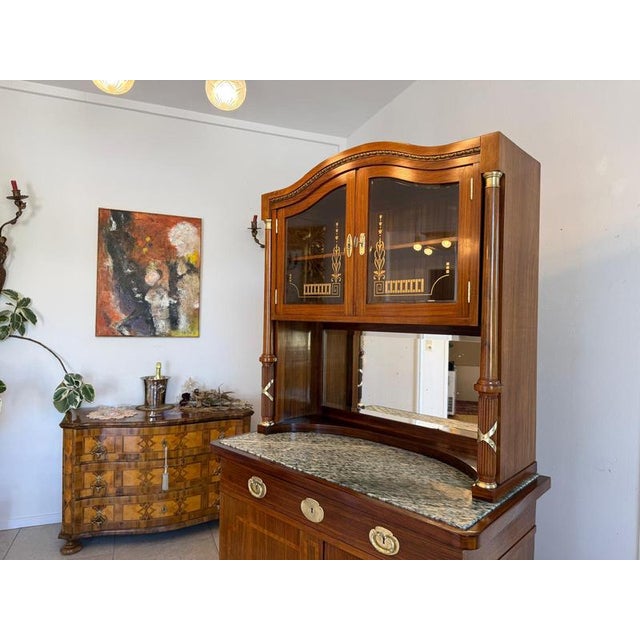 Antique Art Nouveau Buffet, 1920s For Sale - Image 8 of 17