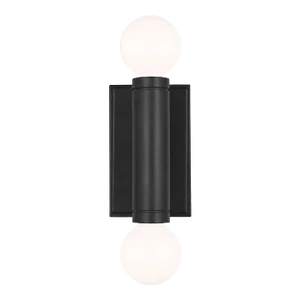Thomas O'Brien by Visual Comfort Studio Beckham 2-Light Double Sconce in Aged Iron
