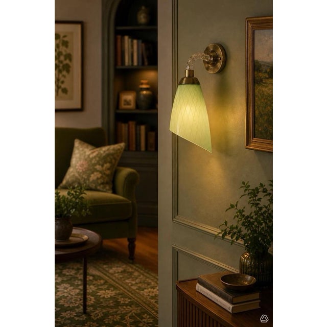 Exquisite and rare mid-century modern single wall sconce crafted by the legendary Venetian glassmakers Barovier &...