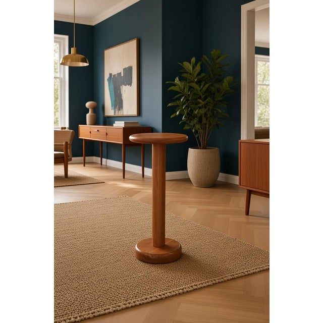 Dyrlund Pedestal in Teak from Dyrlund, Denmark, 1960s For Sale - Image 4 of 8