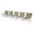 Mid-Century Bob Anderson Wrought Iron Mesh Patio Chairs - 5 Pieces For Sale