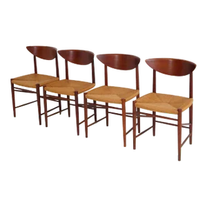 Chairs by Hvidt & Mølgaard-Nielsen, 1950s - Set of 4