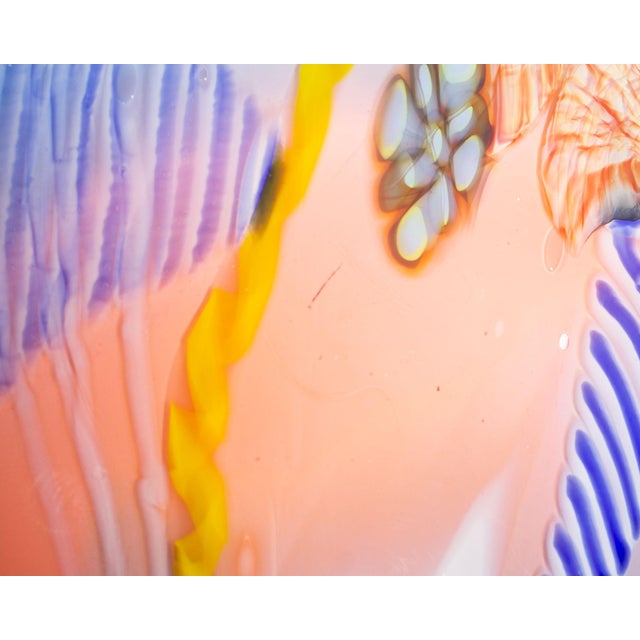 Colorfield Art Glass Vase Wes Hunting For Sale In Indianapolis - Image 6 of 9