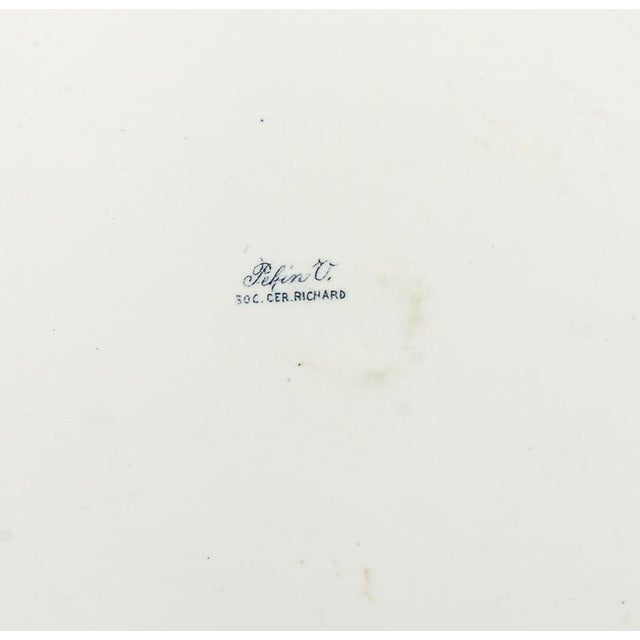 Signed Ceramic Dish by Cer Richard For Sale - Image 3 of 6