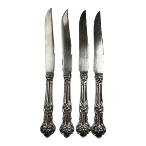 Vintage 1847 Rogers Brothers Silver Plate Hollow Handle Knives - Set of 4