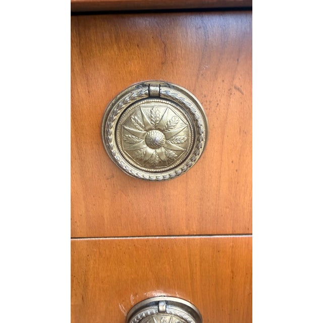 Vintage Baker Furniture Neoclassical 9-Drawer Dresser With Brass Hardware For Sale - Image 13 of 14