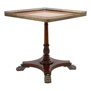 Regency English Parquetry Occasional Table For Sale