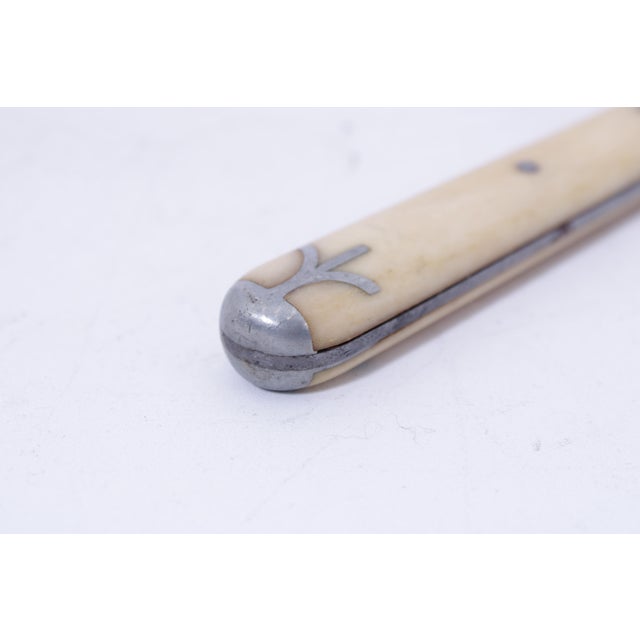 19th Century Set of Bone Handle Knives & Forks By. J. Russel Company For Sale - Image 5 of 12