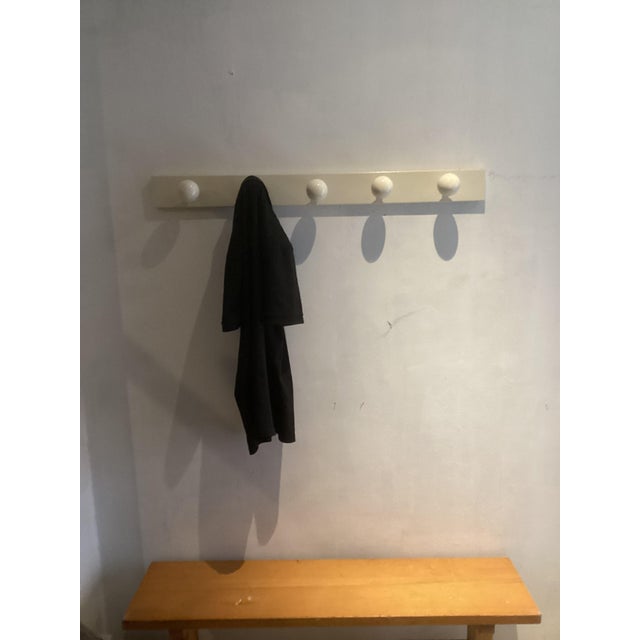 Vintage Coat Rack in Wood, 1960 For Sale - Image 6 of 6