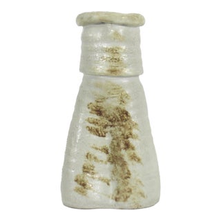 Vintage Organic Studio Pottery Vase For Sale