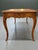 Vintage Louis XV Style Carved Walnut Marquetry & Parquetry Coffee Table For Sale - Image 9 of 12