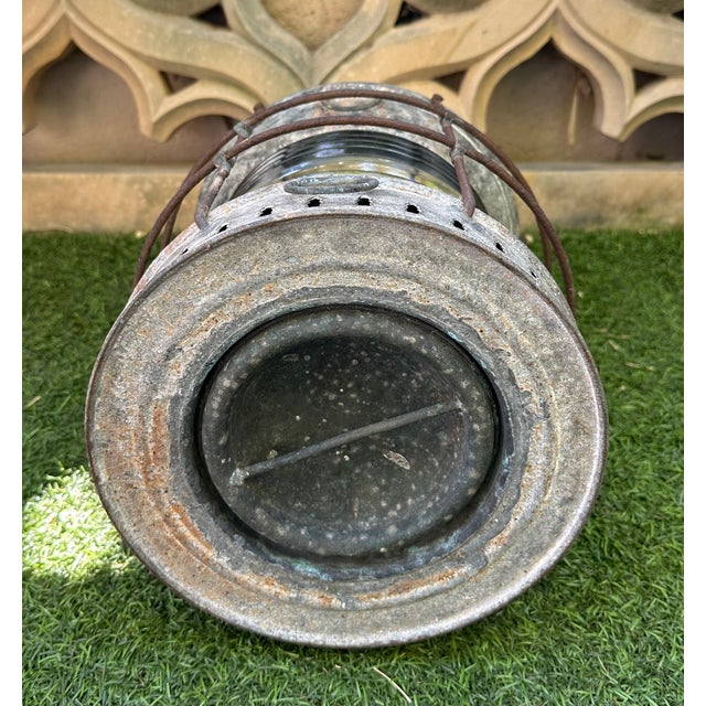 Vintage Perko Galvanized Steel Uss Missouri Battleship Anchor Lights – Clear Lens – Circa 1940 For Sale - Image 11 of 11