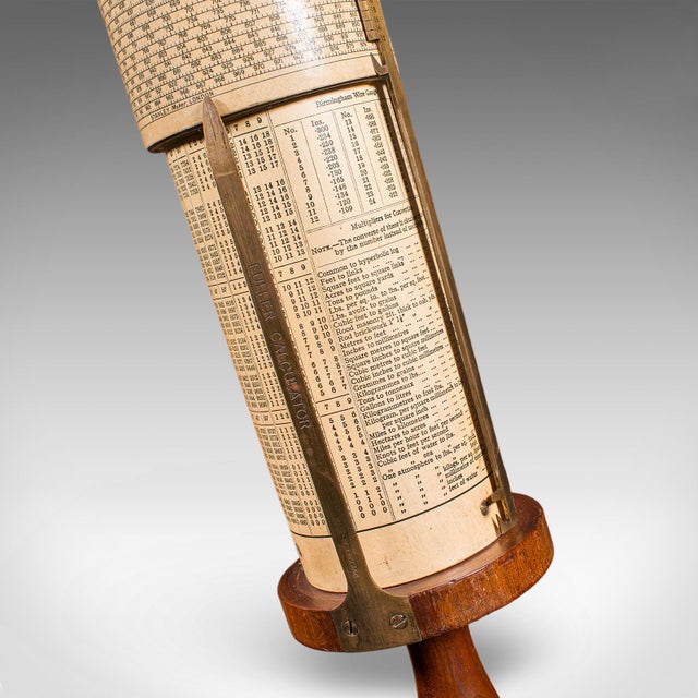 Wood Vintage Fuller's Calculator, English, Mathematical Instrument, Stanley London For Sale - Image 7 of 12