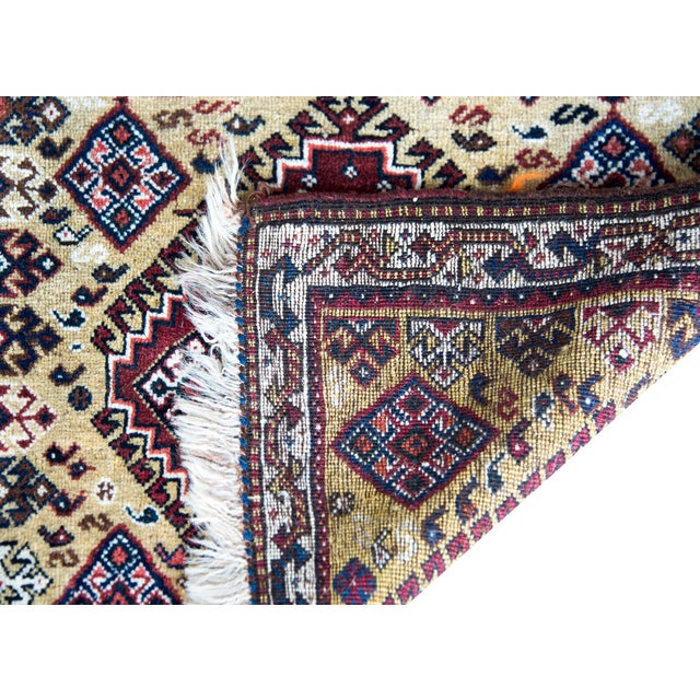 Burgundy Early 20th Century Persian Afshar Rug For Sale - Image 8 of 10