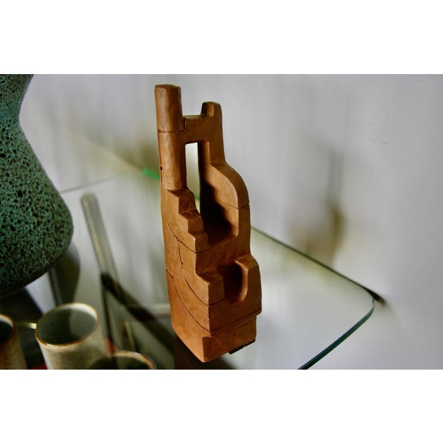 Architectural Study in Terracotta by Alois Kaspar Klingen, 1984 For Sale - Image 3 of 9