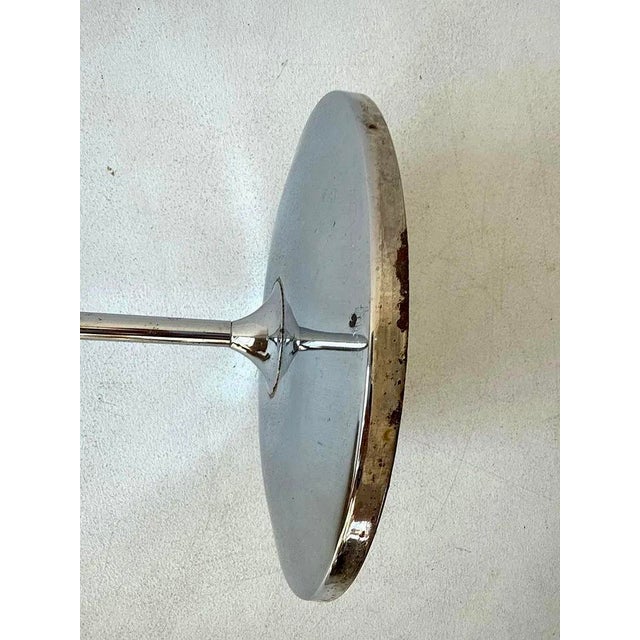 Rare Space Age Chrome Standing Floor Clock, Working. For Sale - Image 11 of 11