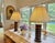 Turned Wood Barrel Form Table Lamps With Shades, Set of 2 For Sale - Image 15 of 18