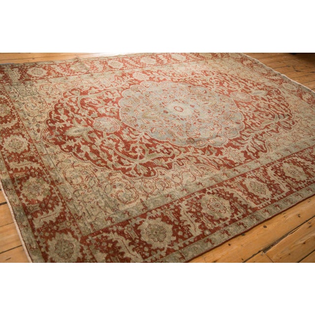 Vintage Distressed Ahar Carpet - 7'9" x 10'2" For Sale In New York - Image 6 of 13