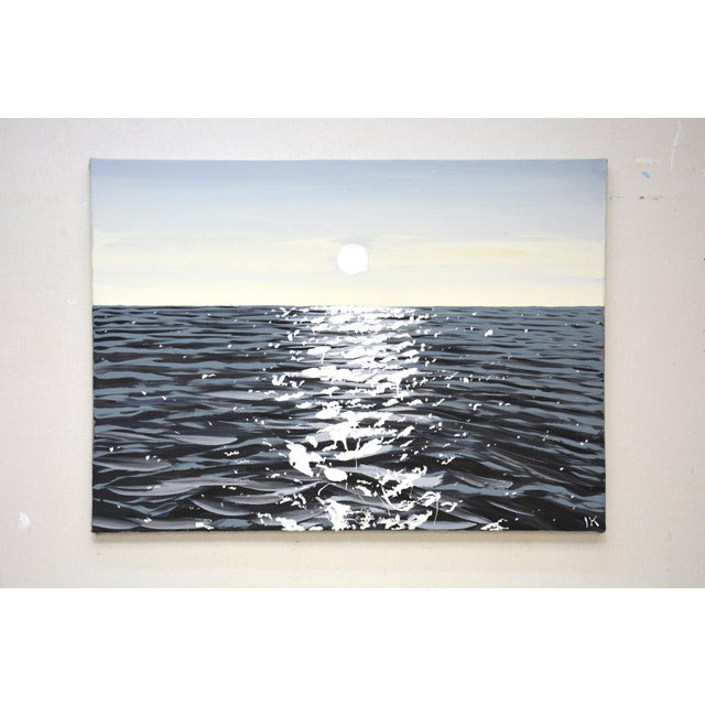 In crafting this piece, I was influenced by the gentle yet relentless motion of water. I used acrylics and a contrast-rich...