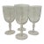 Mid 20th Century Fostoria “Holly Clear” Claret Wine Goblets - A Set of 4 For Sale