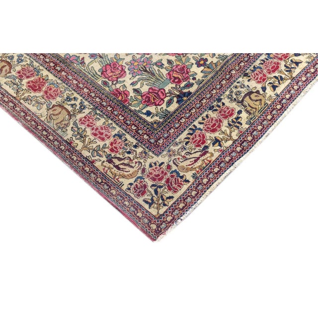 Antique Tehran Rug 4'7'' x 6'11'' For Sale In New York - Image 6 of 12