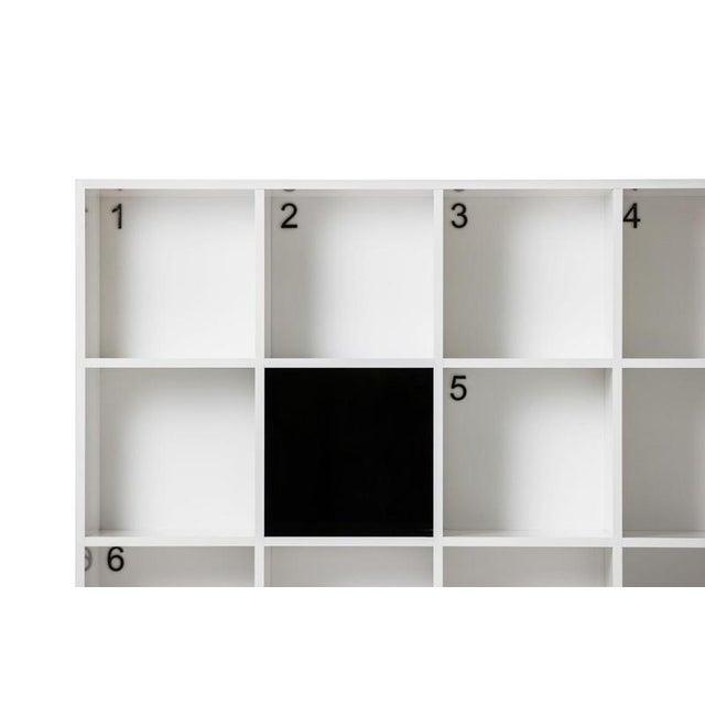 Shakespeare & Company Bookshelf in Powder-Coated Aluminum by altreforme Dimensions: D 36 x W 192 x H 192 cm. Materials:...