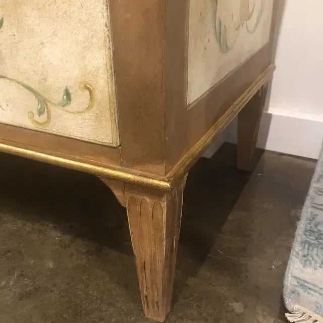 1990s Italian Hand Painted Three Drawer Chest For Sale In Dallas - Image 6 of 11