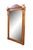 Victorian Antique Victorian Eastlake Walnut Hanging Mirror With Carved Scalloped Pediment For Sale - Image 3 of 12