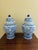 Chinoiserie Blue and White Porcelain Ginger Jars, Pair For Sale - Image 4 of 8