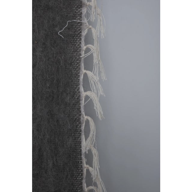 Vintage Striped Turkish Blanket Kilim Rug 10'5'' X 10'11'' For Sale - Image 10 of 13