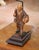 19th Century Carved Wood Figure Table Lamp Signed Jeret For Sale - Image 4 of 12