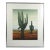 Mid 20th Century French Modernist Original Lithograph Signed Framed Cactus Desert Landscape For Sale