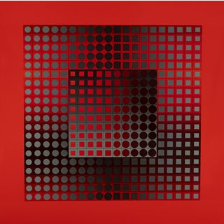 Victor Vasarely, ZETT RG, Etching For Sale