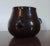 19th Century 19th Century Chinese Monochrome Brown Glazed Porcelain Vase with Three Ring Handles For Sale - Image 5 of 11