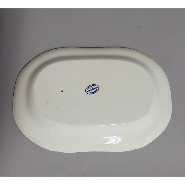 Spode Spode “Copeland” Blue & White Transferware Platter, 11" – England For Sale - Image 4 of 5